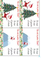 Aperçu - Feuilles d'exercices - Cartes Reperage Spatial Noel - Page 1