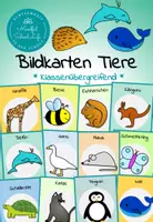 Vorschau - Mal- und Bastelvorlagen - Bildkarten Tiere: 20 Tiere mit Namen - Deckblatt