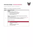 Vorschau - Stundenentwürfe - Unterrichtsplanung: Knochen & Muskeln - Unterrichtsreihe - Biologie - Seite 1