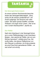 Vorschau - Text - Lesetext Tansania - Seite 1