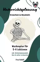 Vorschau - Stundenentwürfe - Unterrichtsplanung: Knochen & Muskeln - Unterrichtsreihe - Biologie - Deckblatt