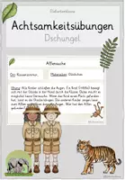 Vorschau - Stundenentwürfe - Der achtsame Tiger - Begleitpaket mit Lesespaziergang, Achtsamkeitsübungen und konkreten Unterrichtsvorschlägen - Seite 1