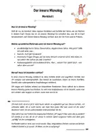 Vorschau - Arbeitsblätter - Materialpaket - Innerer Monolog - Seite 1