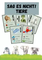 Vorschau - Spiele - Sag es Nicht! Tiere - Deckblatt