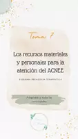 Vista previa - Para docentes: organización, planificación y formación - Oposiciones PT (todas las comunidades): Esquema tema 7 - Portada