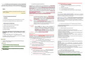 Vista previa - Para docentes: organización, planificación y formación - Oposiciones PT (todas las comunidades): Esquema tema 8 - página 1