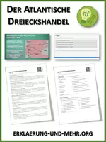 Vorschau - Arbeitsblätter - Der Atlantische Dreieckshandel - Lückentext und Übungen - Deckblatt
