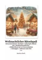 Vorschau - Arbeitsblätter - 4 Rätsel + Infotexte + Ausmalbild zum Thema Weihnachten - Deckblatt