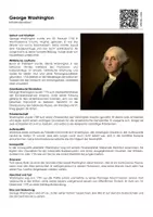 Vorschau - Arbeitsblätter - George Washington - Infotext und Übungen - Deckblatt