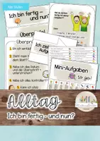 Vorschau - Arbeitsblätter - Ich bin fertig und dann? - Deckblatt