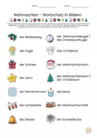 Vorschau - Arbeitsblätter - Bildkarten zum Thema Weihnachten - Seite 2