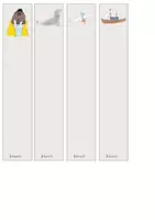 Vorschau - Arbeitsblätter - MATERIALPAKET - Lesezeichen - Seite 3