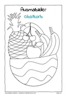 Vorschau - Arbeitsblätter - Ausmalbilder Obstkorb (Erntedank) - Seite 3