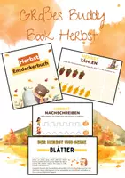 Vorschau - Stundenentwürfe - Themenheft Herbst - Entdecke den Herbst und seine Wörter - Deckblatt