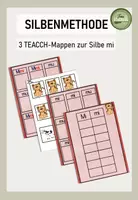Vorschau - Arbeitsblätter - Klettmappen (TEACCH) zur Silbe mi - Deckblatt