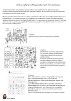 Vorschau - Mal- und Bastelvorlagen - Gestalte eine Häuserreihe nach Hundertwasser - Seite 1