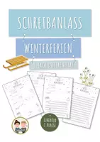 Vorschau - Arbeitsblätter - Schreibanlass Winterferien – kreatives Schreiben – Lineatur 2. Klasse - Deckblatt