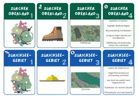 Vorschau - Spiele - Kanton Zürich: Spielkarten Regionen - Deckblatt
