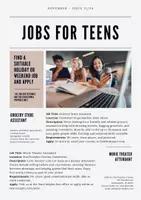 Vorschau - Text - Job advertisements to practice application letter and CV - Seite 1