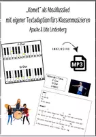 Vorschau - Stundenentwürfe - Abschiedslied „Komet“ – Leadsheet & Unterrichts-Arrangement - Deckblatt