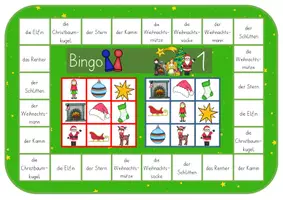 Vorschau - Stationenlernen - Brettspiel Bingo WEIHNACHTEN - Seite 1