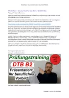 Vorschau - Unterrichtsreihen - Lernen mit Uwe: Deutsch-Test für den Beruf B2 Sprechen berufliches Vorbild - Deckblatt