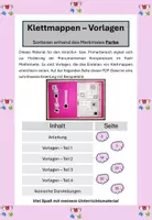 Vorschau - Mal- und Bastelvorlagen - 28 Klettmappen - Sortieren/Zuordnen - Merkmal "Farbe" - Seite 1