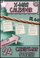 Vorschau - Unterrichtsreihen - Story Adventskalender ENGLISCH - 24 wundervolle Geschichten - KLASSE 6-9 - Deckblatt