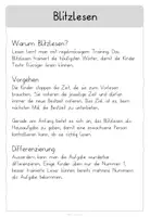 Vorschau - Arbeitsblätter - Blitzlesen 1- häufige Wörter lesen trainieren - Seite 3