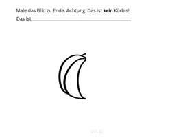 Vorschau - Arbeitsblätter - Male das Bild zu Ende. Achtung: Das ist kein(e)... - Seite 3