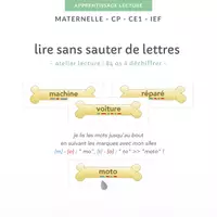 Aperçu - Jeux - Les 84 os sacrés lecture autonome à imprimer - Page de couverture
