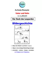 Vorschau - Unterrichtsreihen - Bildergeschichte: Vater und Sohn - Der Dank des Leoparden - Deckblatt