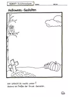 Vorschau - Mal- und Bastelvorlagen - Sketchnote - Kunst Zwischenaufgaben Paket - Seite 1