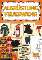 Vorschau - Arbeitsblätter - Ausrüstung Feuerwehr - Deckblatt