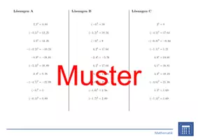 Vorschau - Arbeitsblätter - Quadrat und Quadratwurzel | Materialpaket - Seite 3