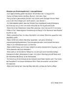Vorschau - Arbeitsblätter - "Elefant" von Martin Suter - ein Tagebucheintrag als Klassenarbeit - mit Lösungshinweisen - Seite 1