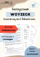 Vorschau - Stundenentwürfe - Einstiegsstunde "Woyzeck" mit Rolleninterviews - Deckblatt
