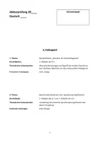 Vorschau - Klassenarbeiten - Mündliche Abiturprüfung: Anglizismen, Woyzeck, Sprachursprung - Seite 3