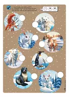 Vorschau - Arbeitsblätter - CROSS-MATH Rätsel "Wintertiere" Kleines Einmaleins - Seite 2