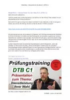 Vorschau - Unterrichtsreihen - Lernen mit Uwe: Deutsch-Test für den Beruf C1 Sprechen I Dienstleistung - Deckblatt