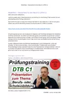 Vorschau - Unterrichtsreihen - Lernen mit Uwe: Deutsch-Test für den Beruf C1 Sprechen I Berufs- Schulausbildung - Deckblatt