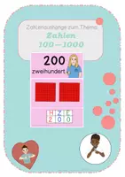 Vorschau - Fördermaterial/Inklusion - Zahlenposter - Gebärdensprache 100-1000 (2 Versionen) - Deckblatt