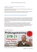 Vorschau - Unterrichtsreihen - Lernen mit Uwe: Deutsch-Test für den Beruf C1 Sprechen I Geschäftsidee - Deckblatt