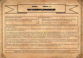 Vorschau - Arbeitsblätter - Ich habe... Wer hat...? Bundesländerquiz - Seite 1