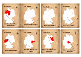 Vorschau - Arbeitsblätter - Ich habe... Wer hat...? Bundesländerquiz - Seite 2