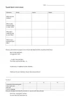 Vorschau - Stundenentwürfe - Speed date: hobbies, favourite place, favourite food + Phrasen für Kurzpräsentation und Feedback - Deckblatt