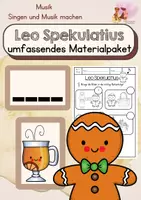 Vorschau - Unterrichtsreihen - Leo Spekulatius - Liederarbeitung und Rhythmusschulung - Deckblatt