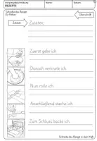 Vorschau - Arbeitsblätter - Vorgangsbeschreibung "Rezepte" - Fördermaterialien - Seite 3