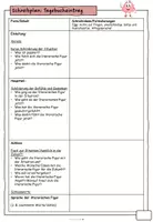 Vorschau - Arbeitsblätter - Schreibplan: Tagebucheintrag - Seite 1