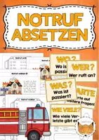 Vorschau - Arbeitsblätter - Notruf wählen - Deckblatt